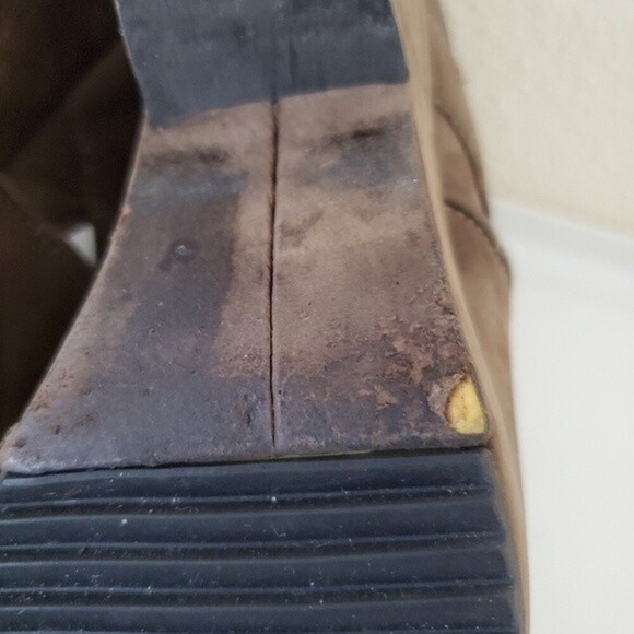 Eileen Fisher Watt Nubuck Bootie Taupe Women's Size 8 - Picture 9 of 13